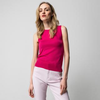 Manor Woman Gestreifter ärmelloser Rundhals-Pullunder  