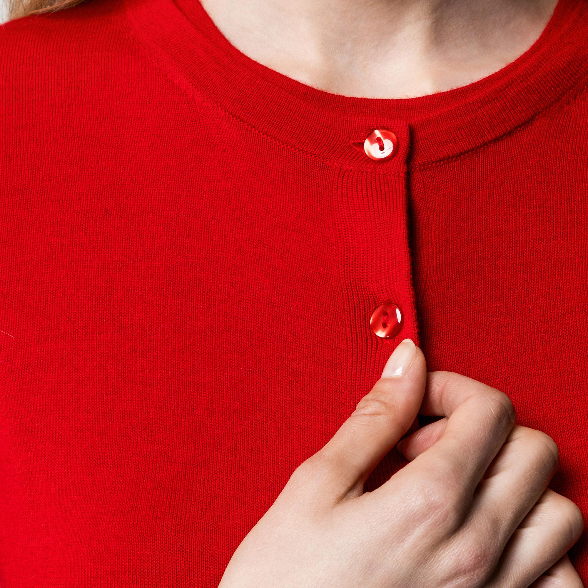 Manor Woman Cardigan a Righe in Maglia Fine  