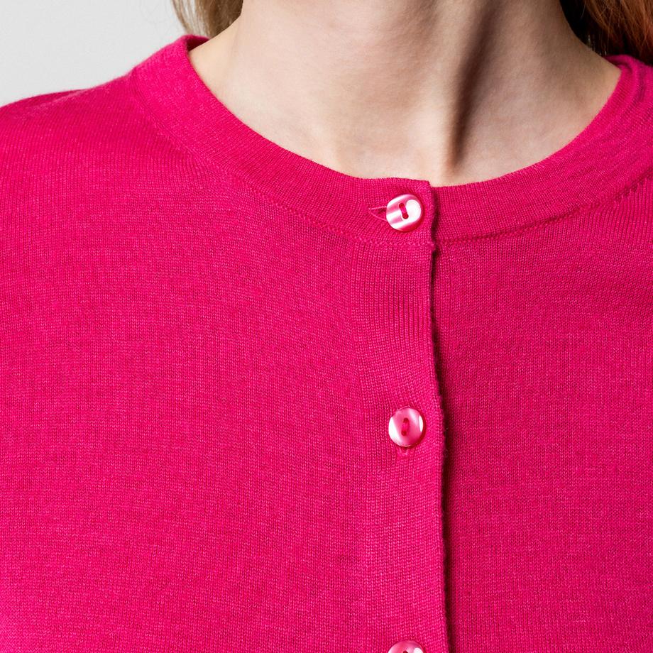 Manor Woman Feinstrick Gestreifter Cardigan  