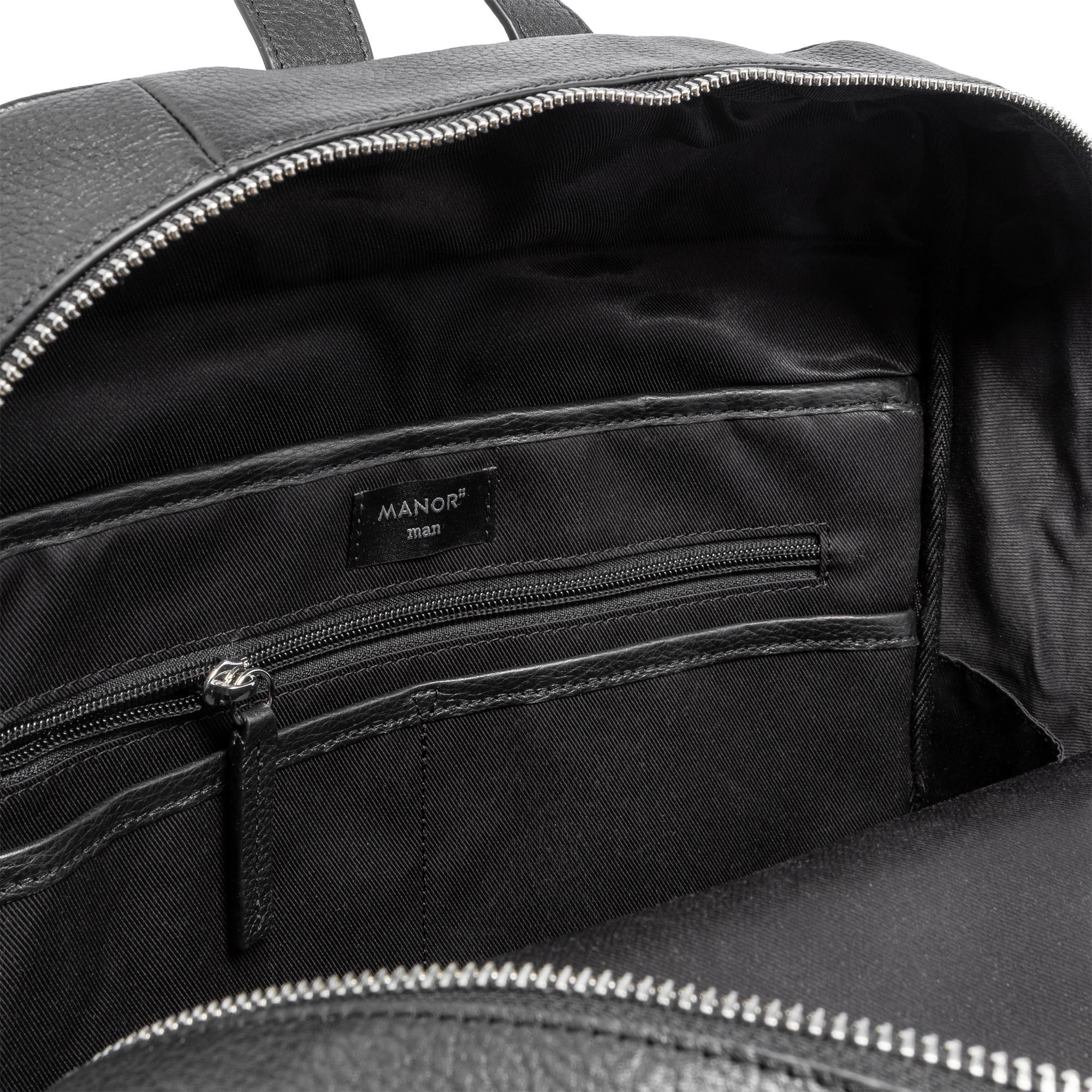 Manor Man Zaino in pelle  
