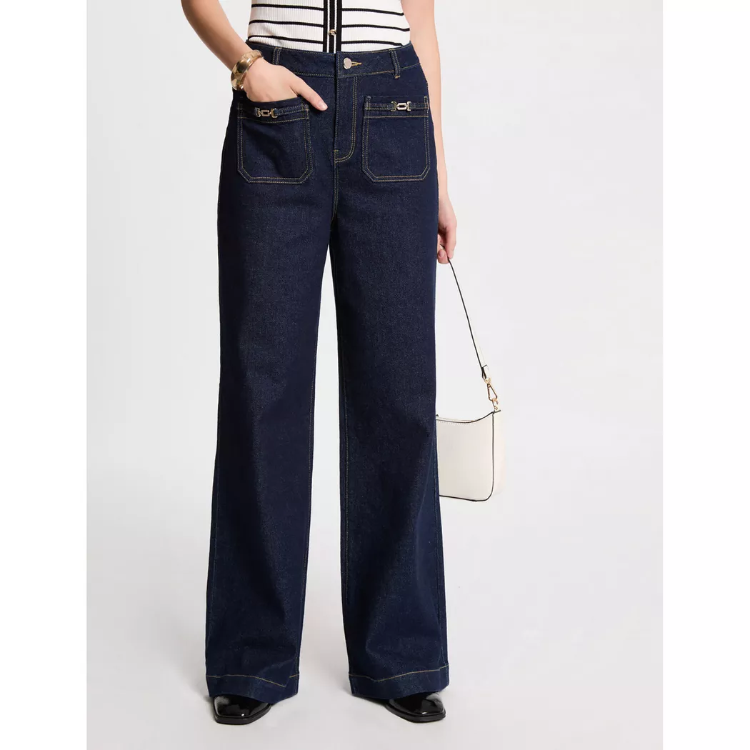 Morgan - Jeans, für Damen, Blau Denim, Größe 34 2