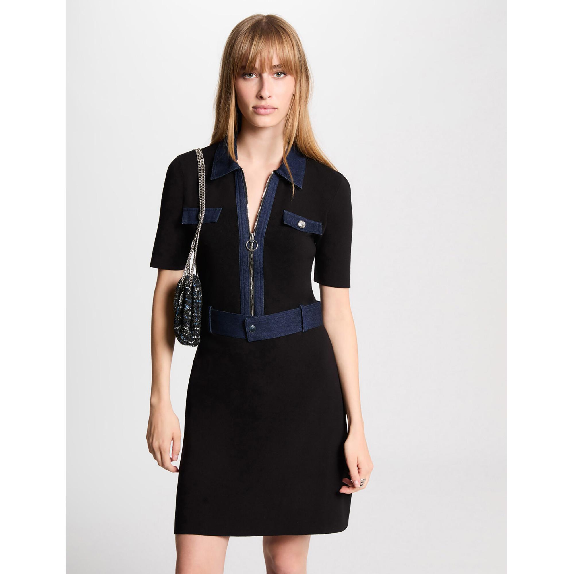 MORGAN Abito Corto Maglia A-Line Maniche Corte  