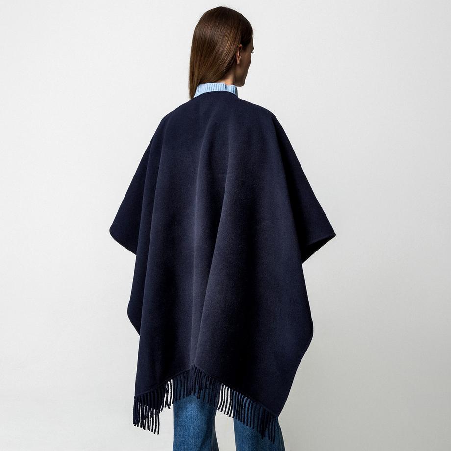 Manor Woman Poncho avec Franges  
