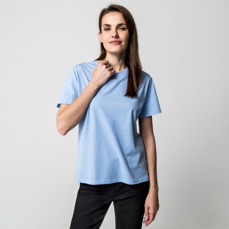 Manor Woman T-shirt avec col contrastant  