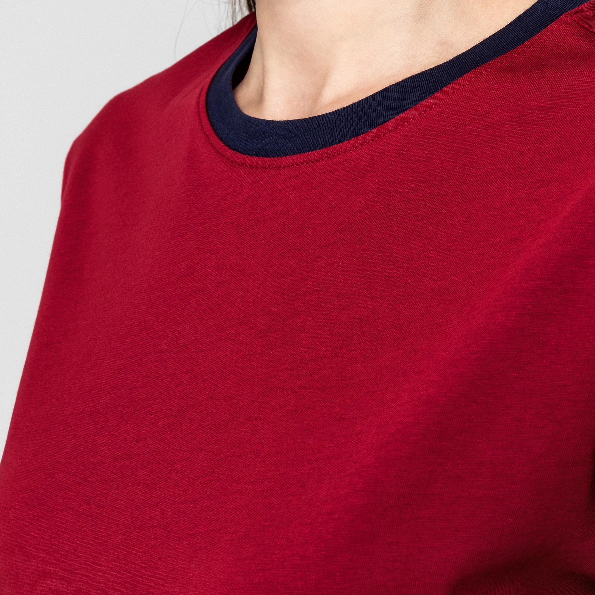 Manor Woman T-Shirt mit Kontrastkragen  