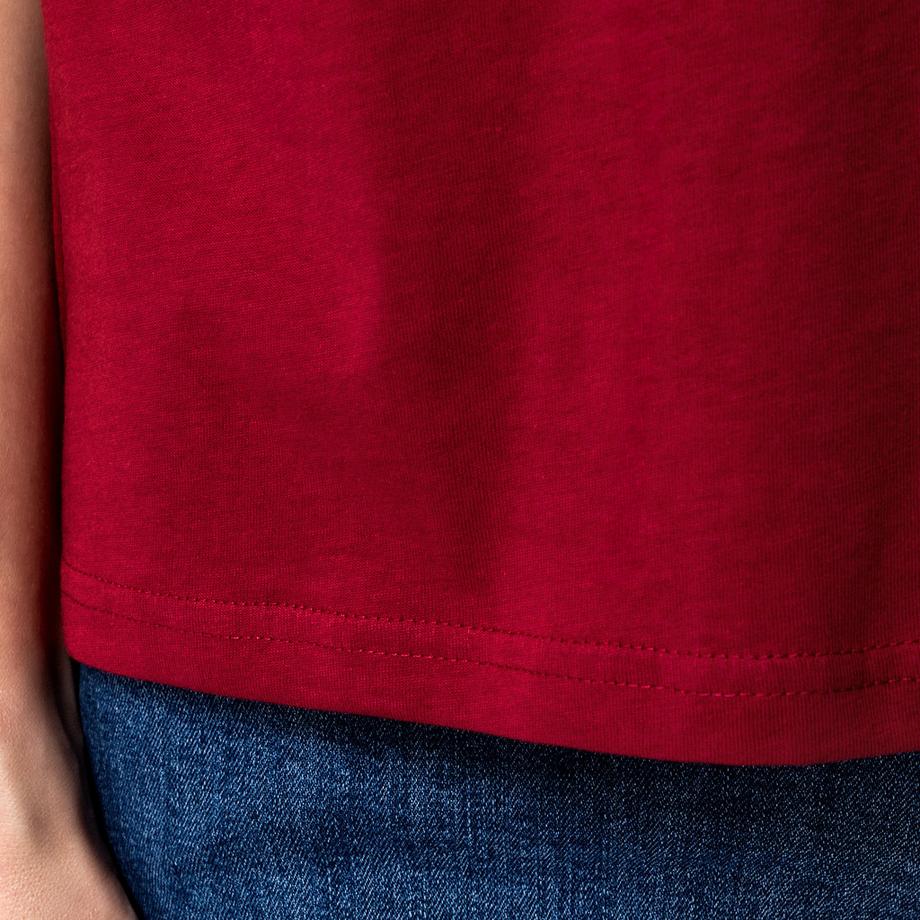 Manor Woman T-shirt con colletto a contrasto  