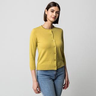 Manor Woman Cardigan Maille Fine Col Rond  