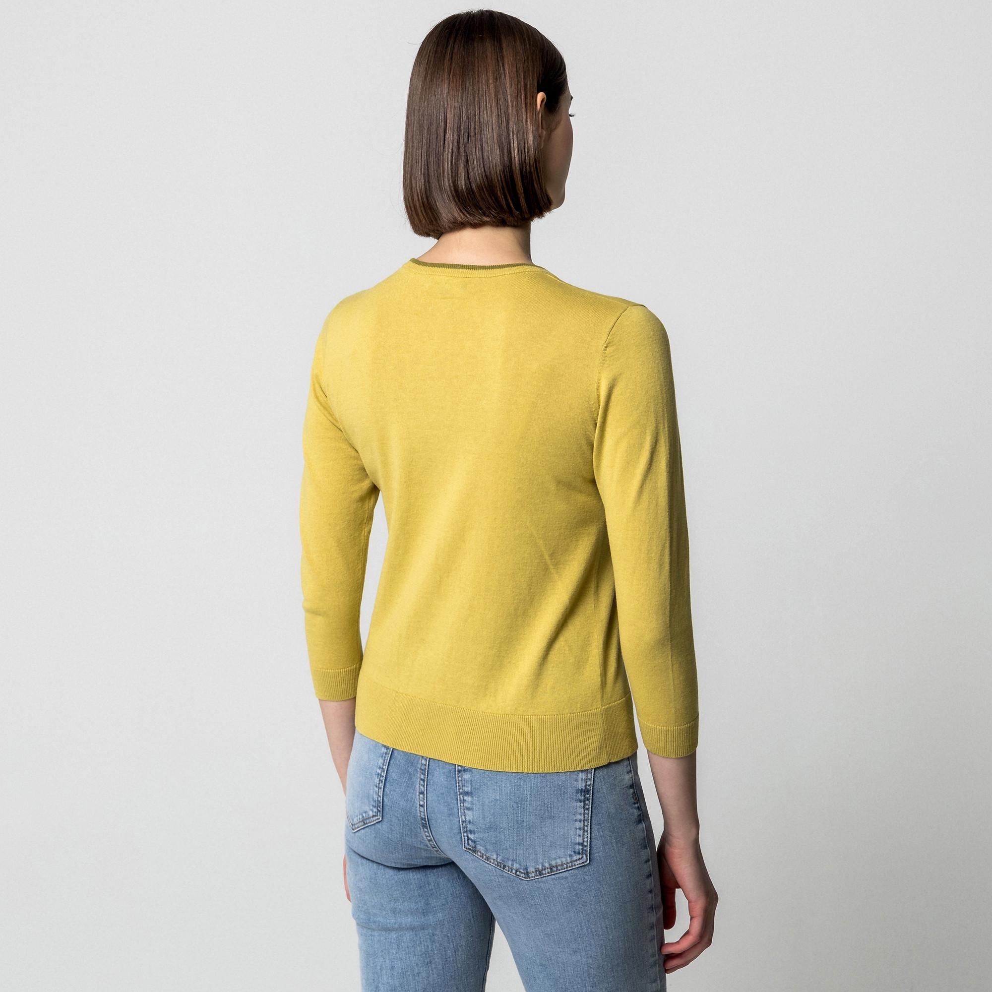 Manor Woman Cardigan Maille Fine Col Rond  