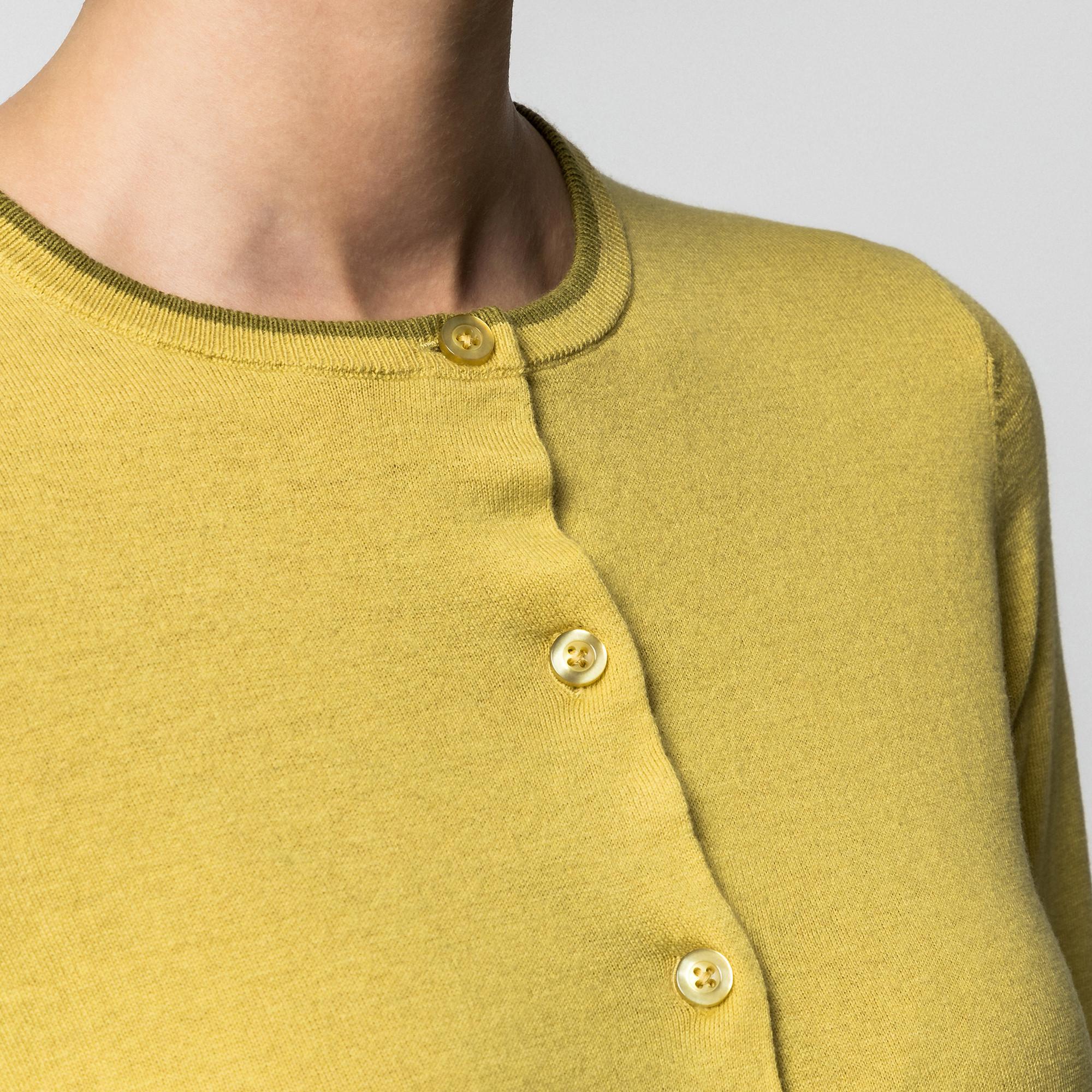 Manor Woman Cardigan Maille Fine Col Rond  