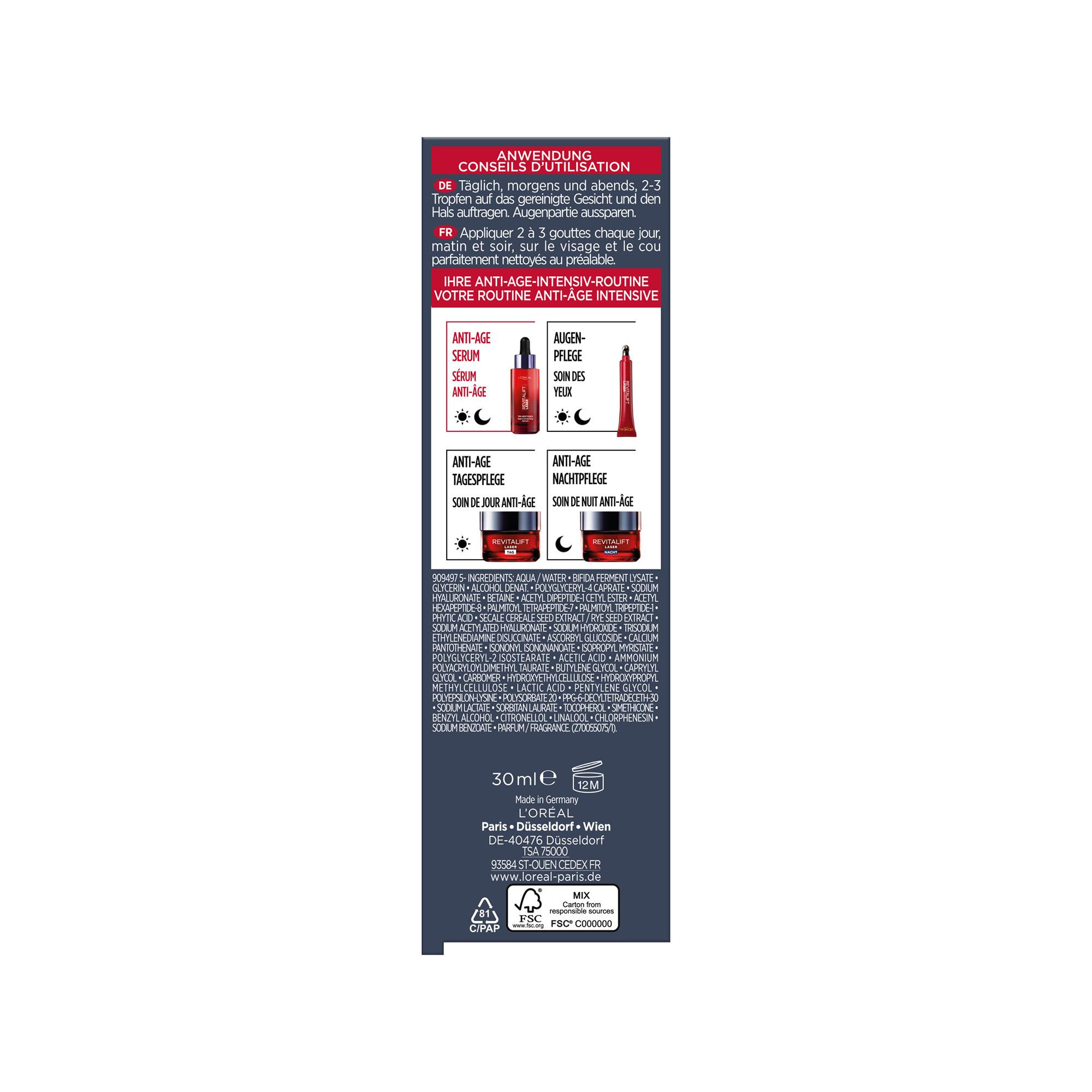 L'Oréal Paris Revitalift Laser Tri-Peptid Anti-Age Serum 