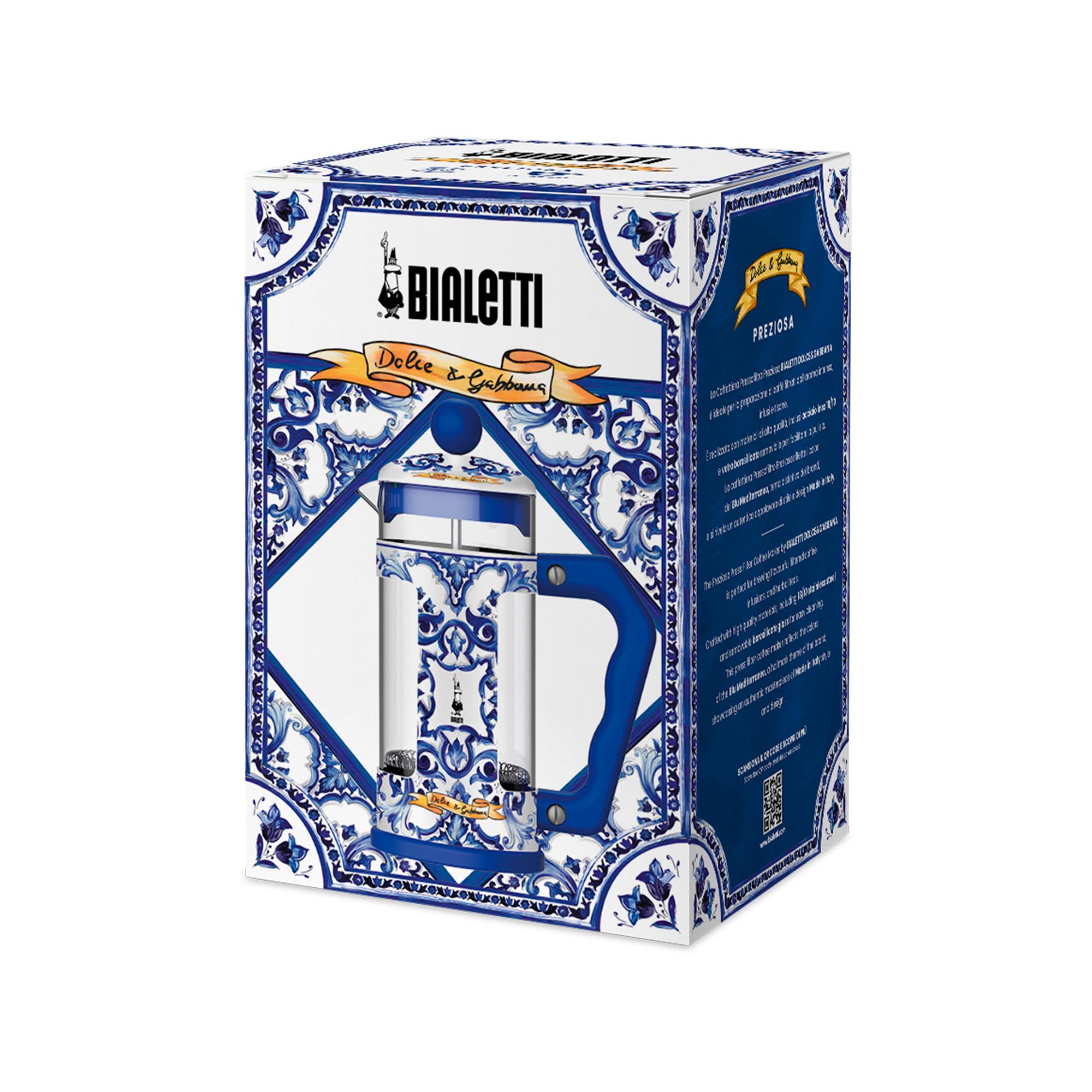 BIALETTI Kaffeebereiter Coffee Press D&G Blu Mediterraneo 