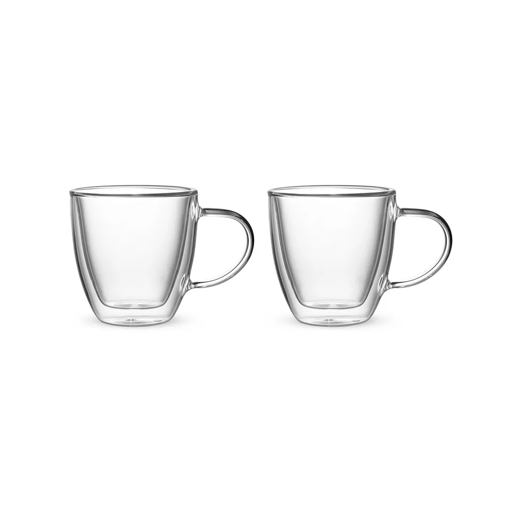Bialetti - Tassen-Set, 160 ml, Transparent