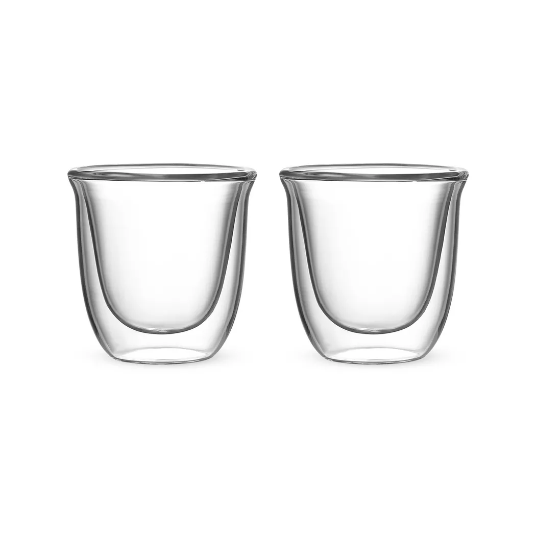 Bialetti - Becher-Set, 80 ml, Transparent