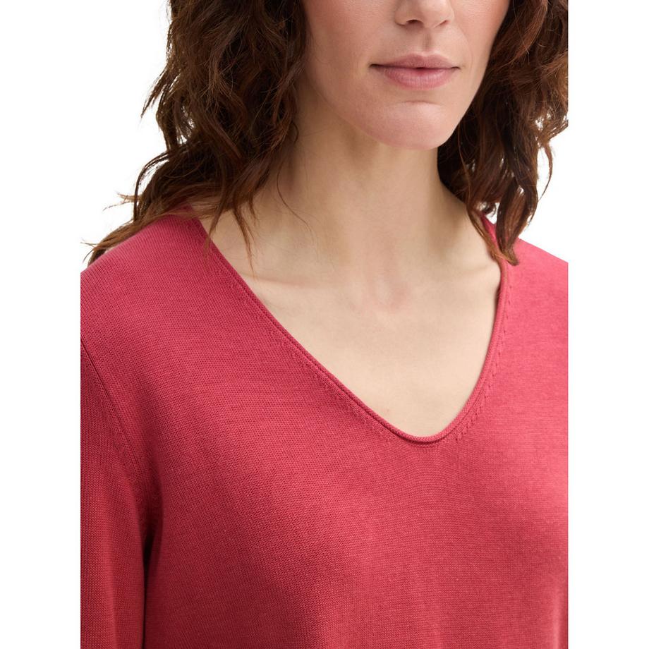 TOM TAILOR Tom Tailor Pullover Classic Fit Langarm  
