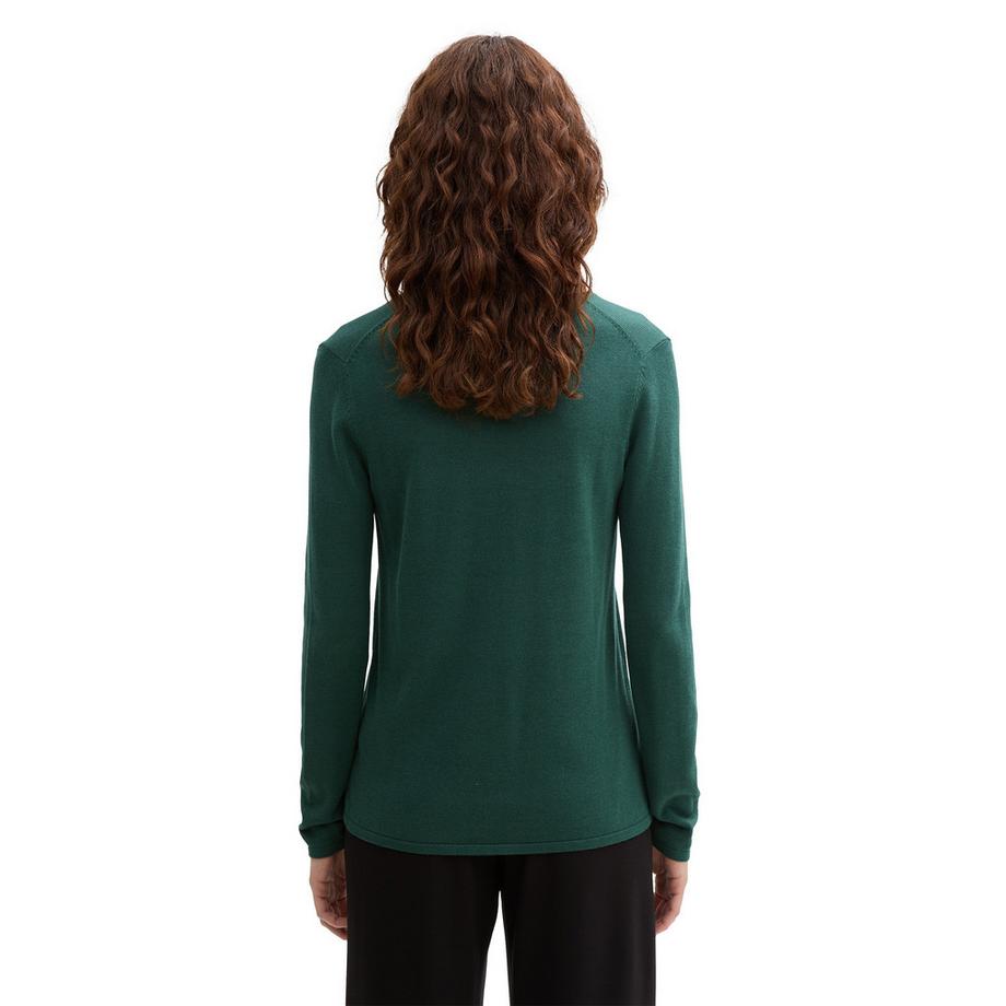 TOM TAILOR Tom Tailor Pullover Classic Fit Langarm  