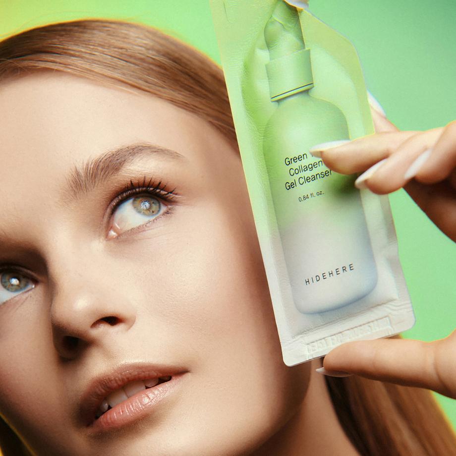 HIDEHERE  Gel Detergente Collagene Tè Verde 