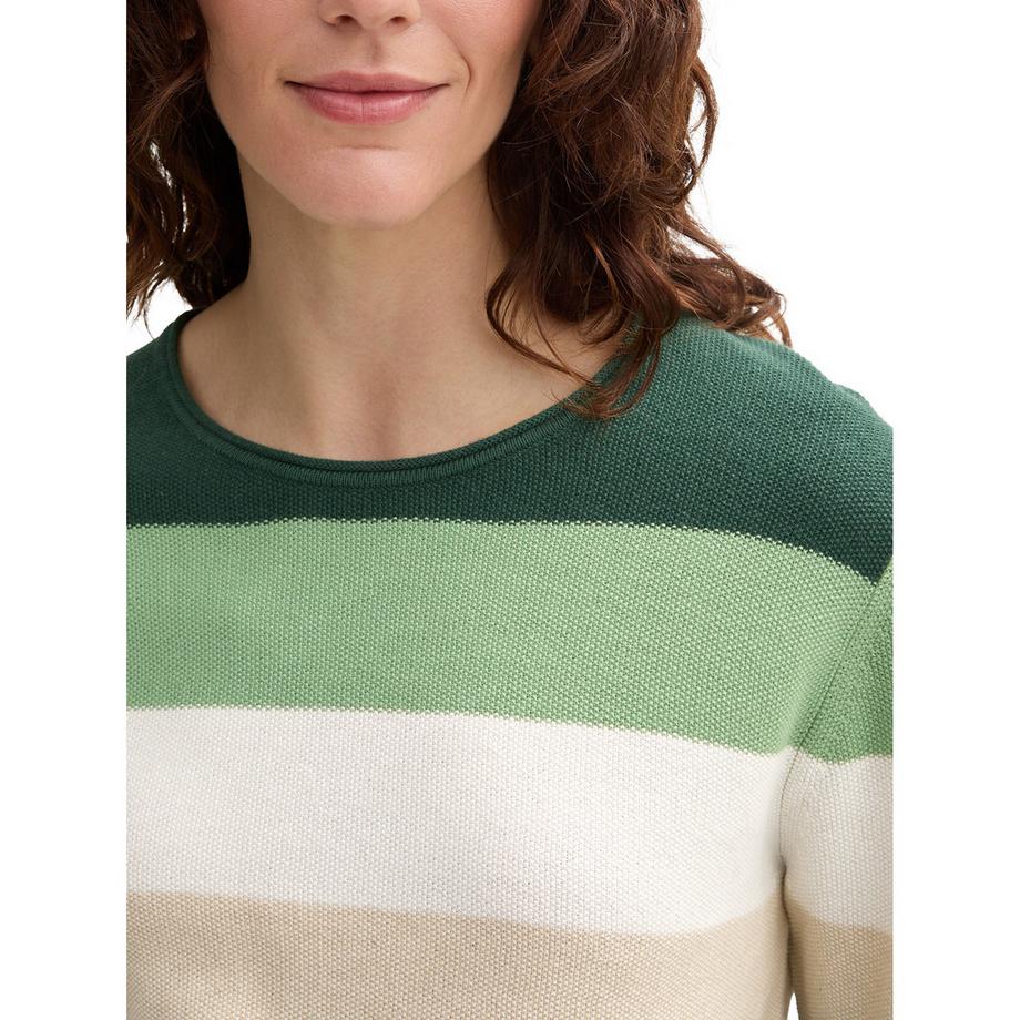 TOM TAILOR Gestreifter Strickpullover  