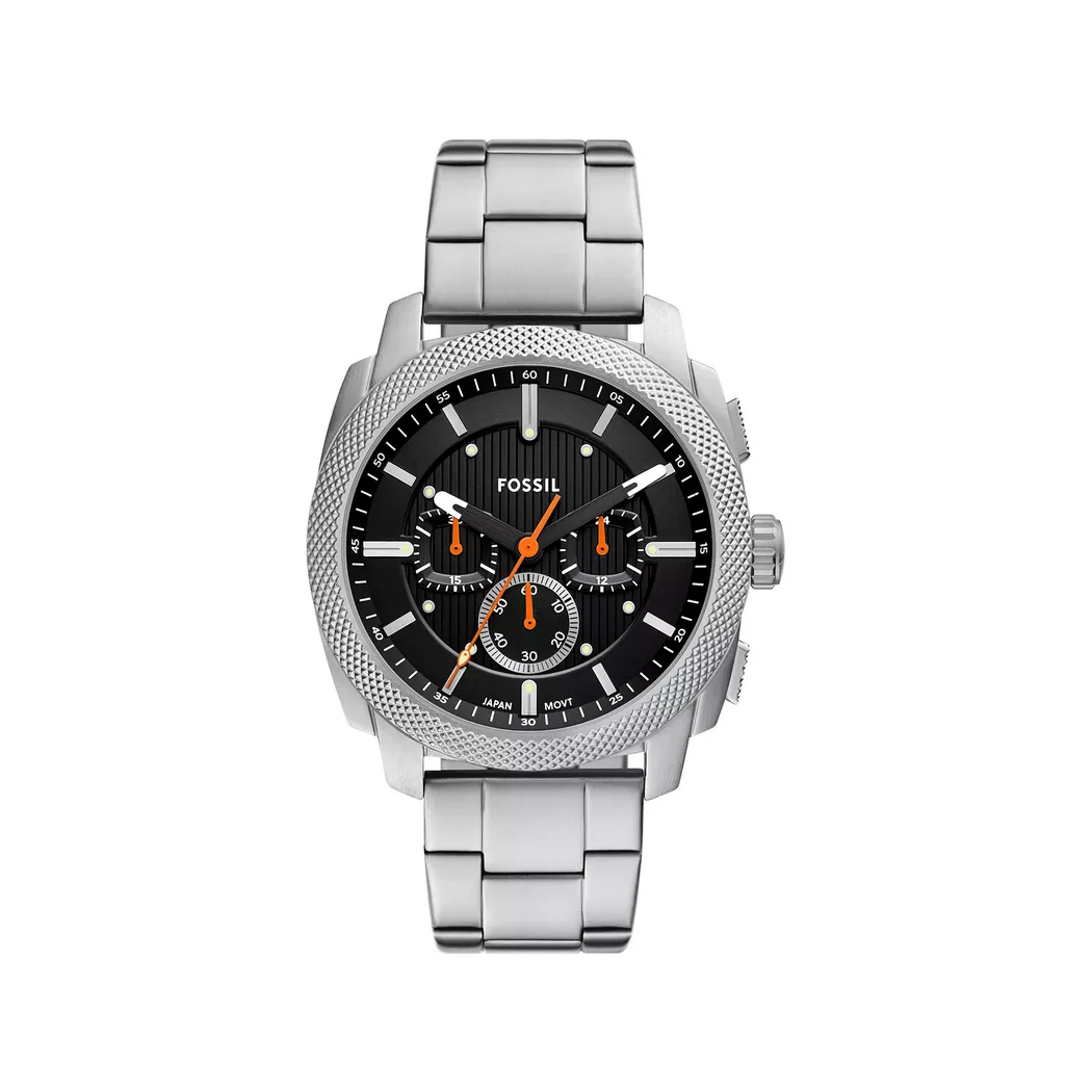 Fossil FS6095 Machine Chronograph Watch Black/Stainless Steel