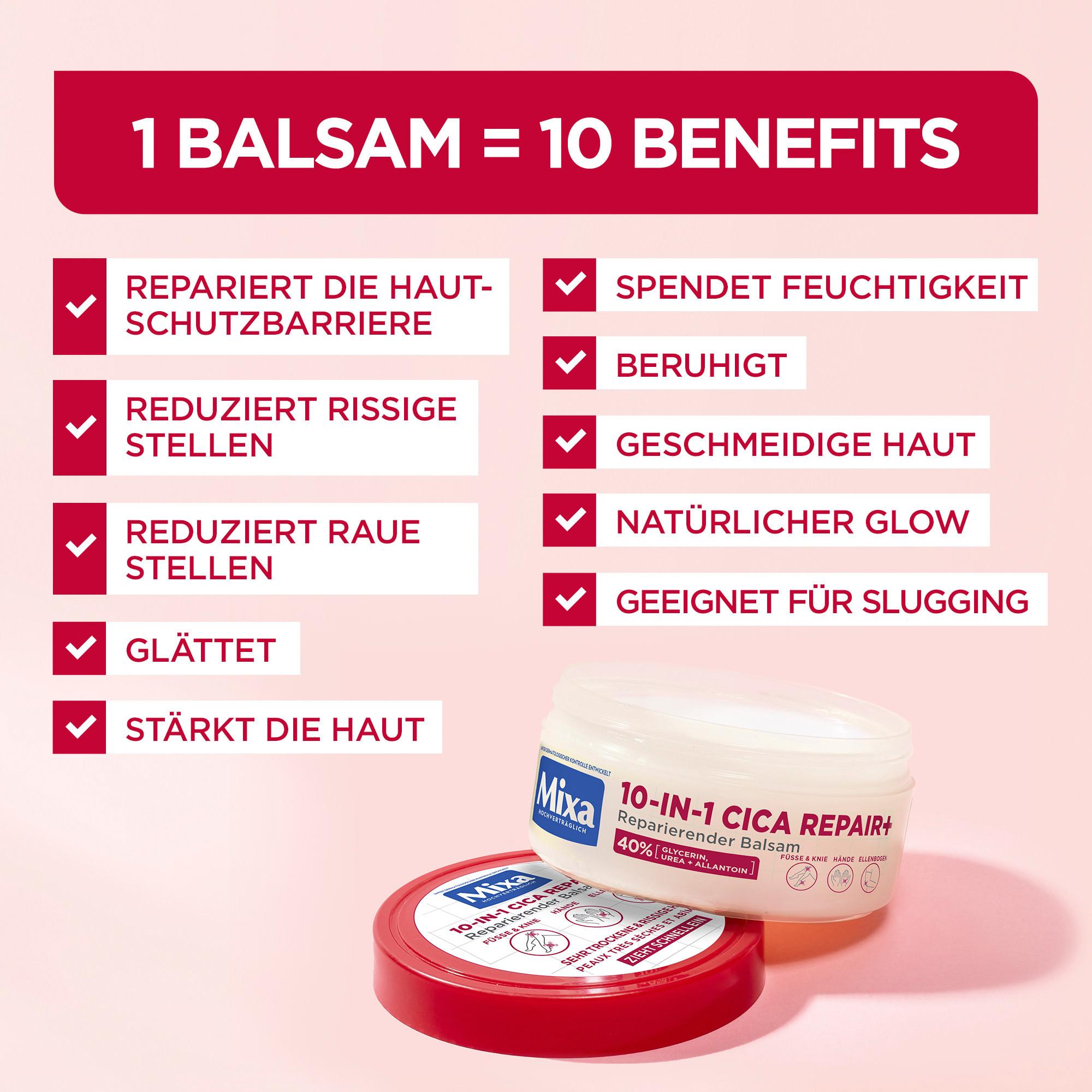 Mixa 10-in-1 Cica Repair+ Baume réparateur 