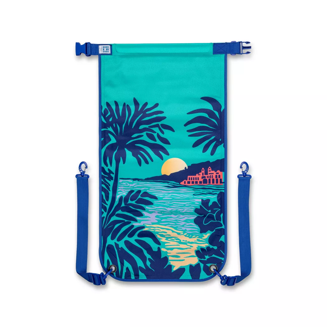 Wickelfisch - Schwimmrucksack Wasserdicht, Mittel, Rivierea, 18 L, Grün