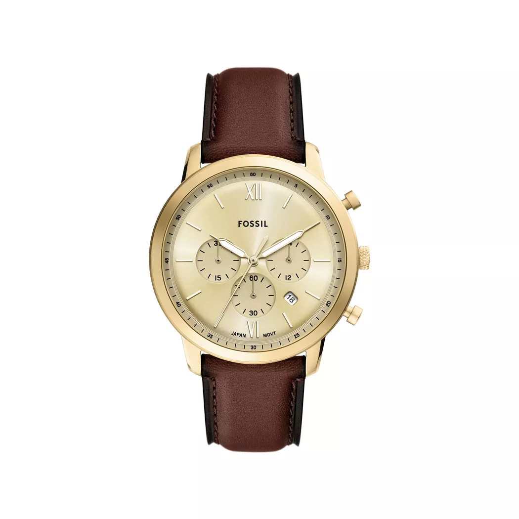 Fossil Neutra Chronograph Watch Brown/Gold