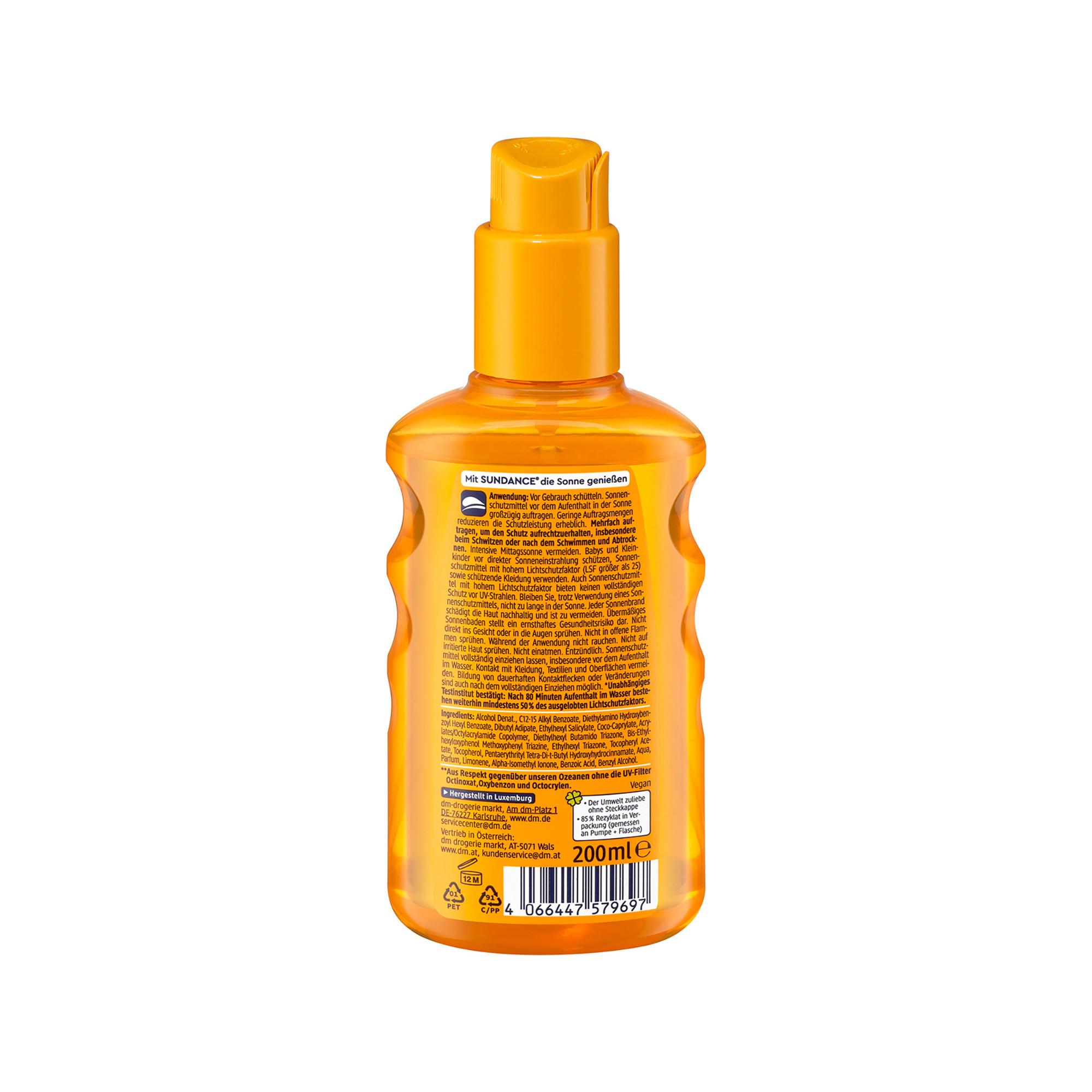 Sundance  Transparentes Sonnenspray LSF 50 