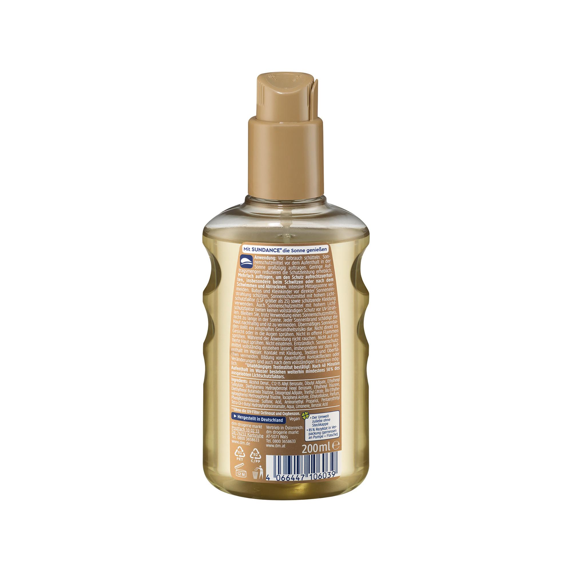 Sundance  Olio solare spray SPF20 