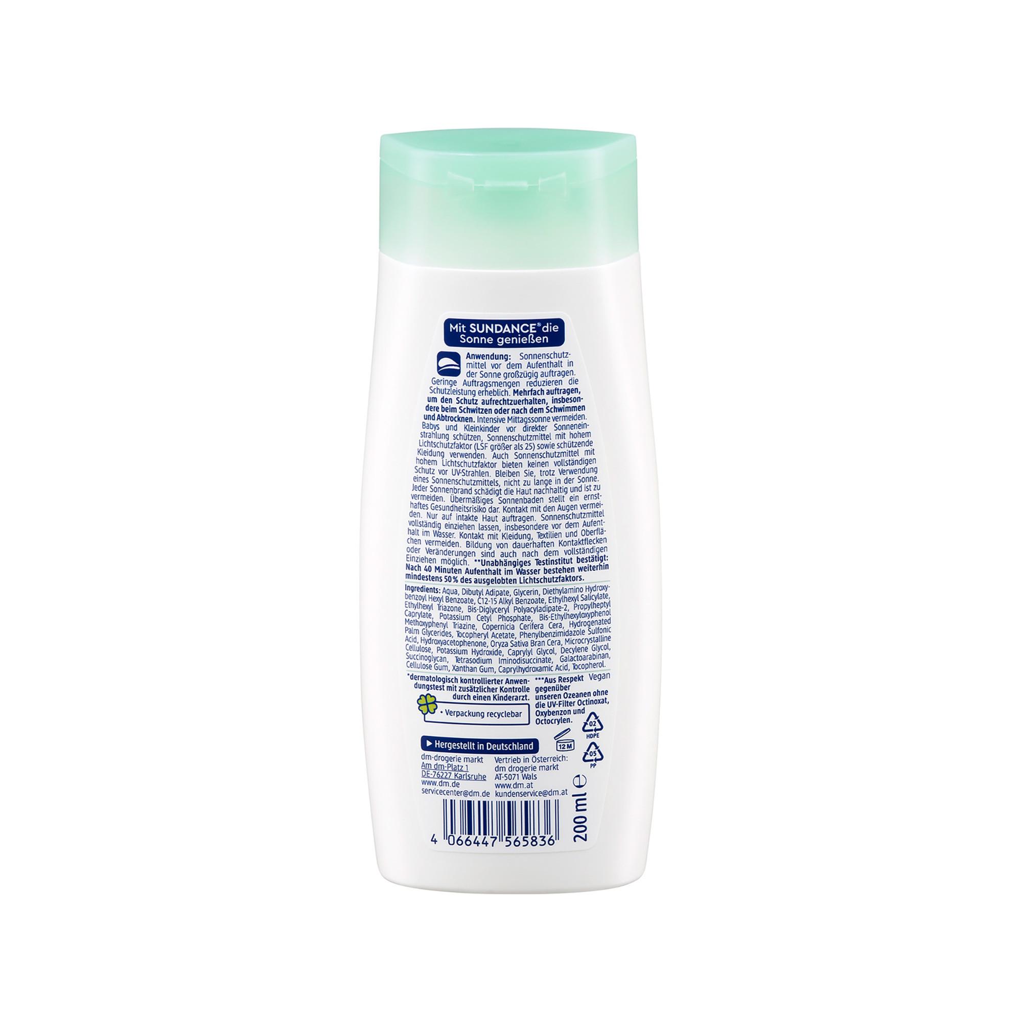 Sundance  Latte solare per bambini sensibili SPF50+ 