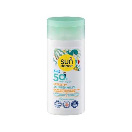 Sundance  Kids Sensitiv Sonnenmilch LSF50+ 