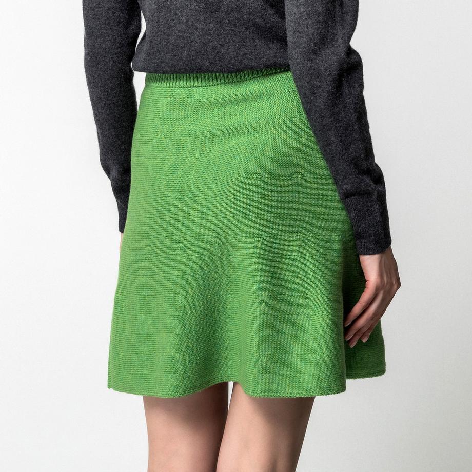 Manor Woman Mini-jupe évasée en tricot  