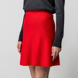 Manor Woman Gestrickter A-Linien Minirock  