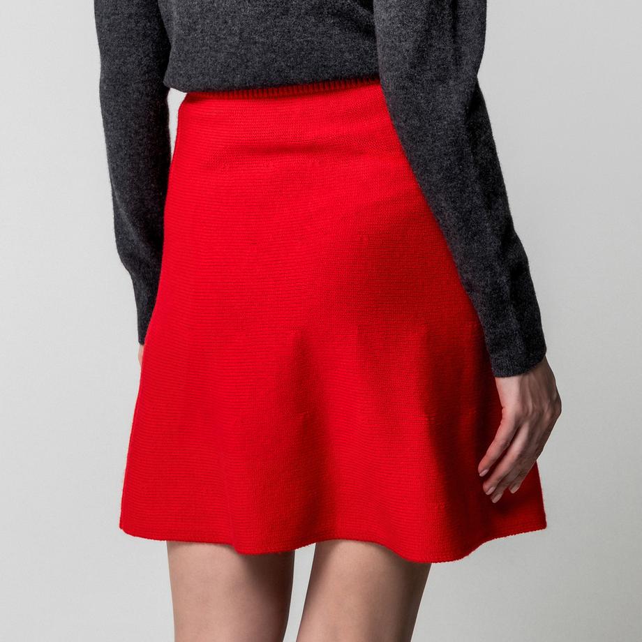 Manor Woman Minigonna a trapezio in maglia  