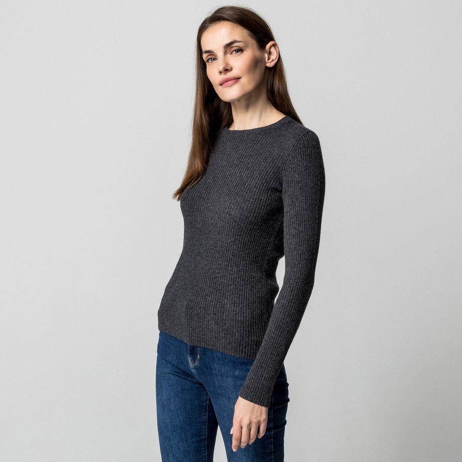 Manor Woman Cashmere Maglione a Coste  