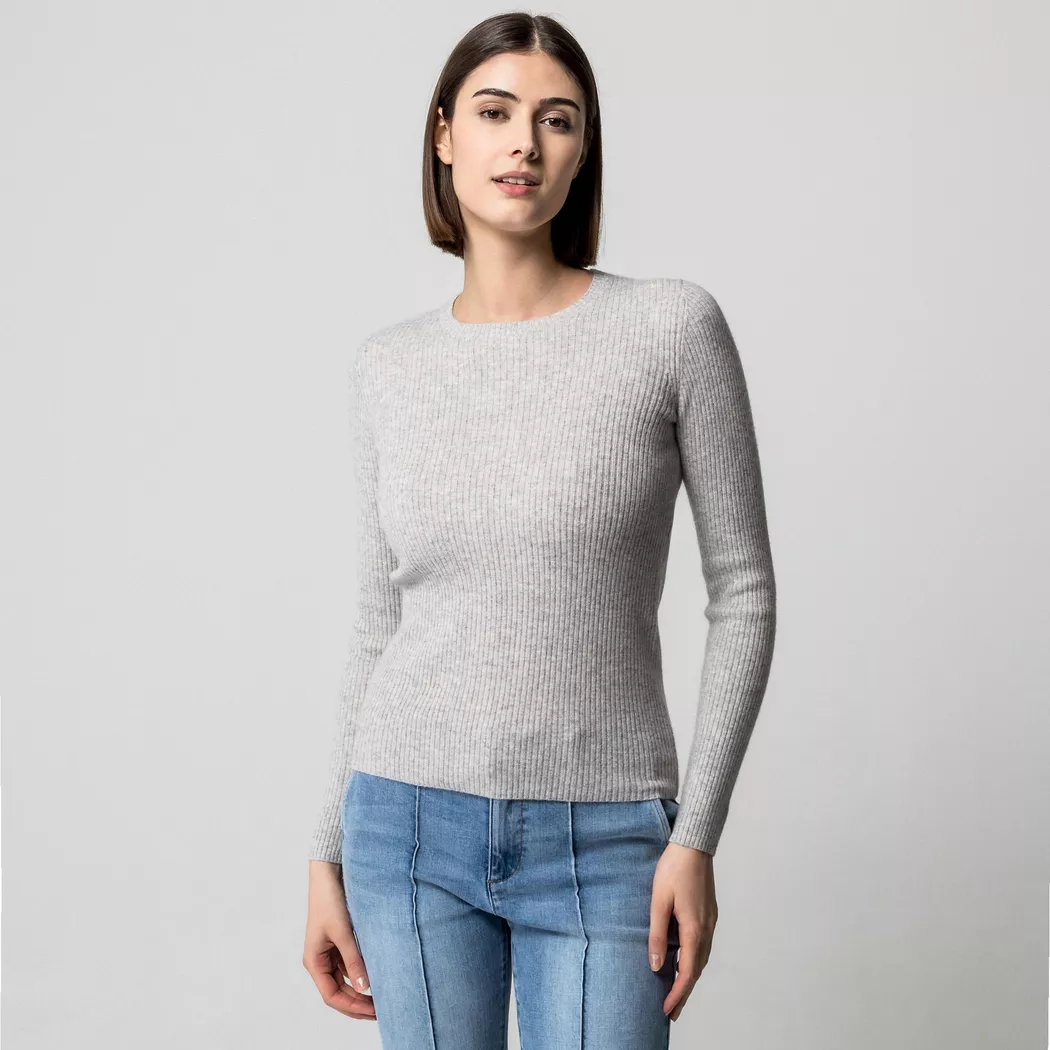 Manor Woman - Cashmere Pullover, für Damen, Perlgrau, Größe XS