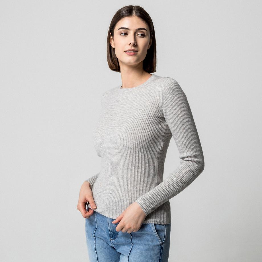 Manor Woman Cashmere Maglione a Coste  