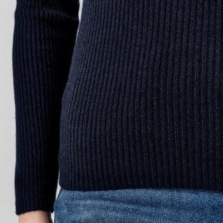 Manor Woman Pull Cachemire Maille Côtelée  