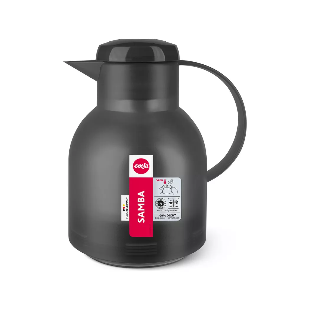 Emsa - Isolierkrug, 1 l, Black