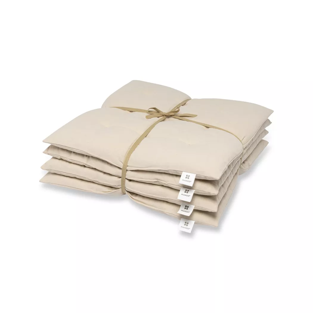 Manor - Sitzkissen 4er Set, 45 x 45 cm, Beige