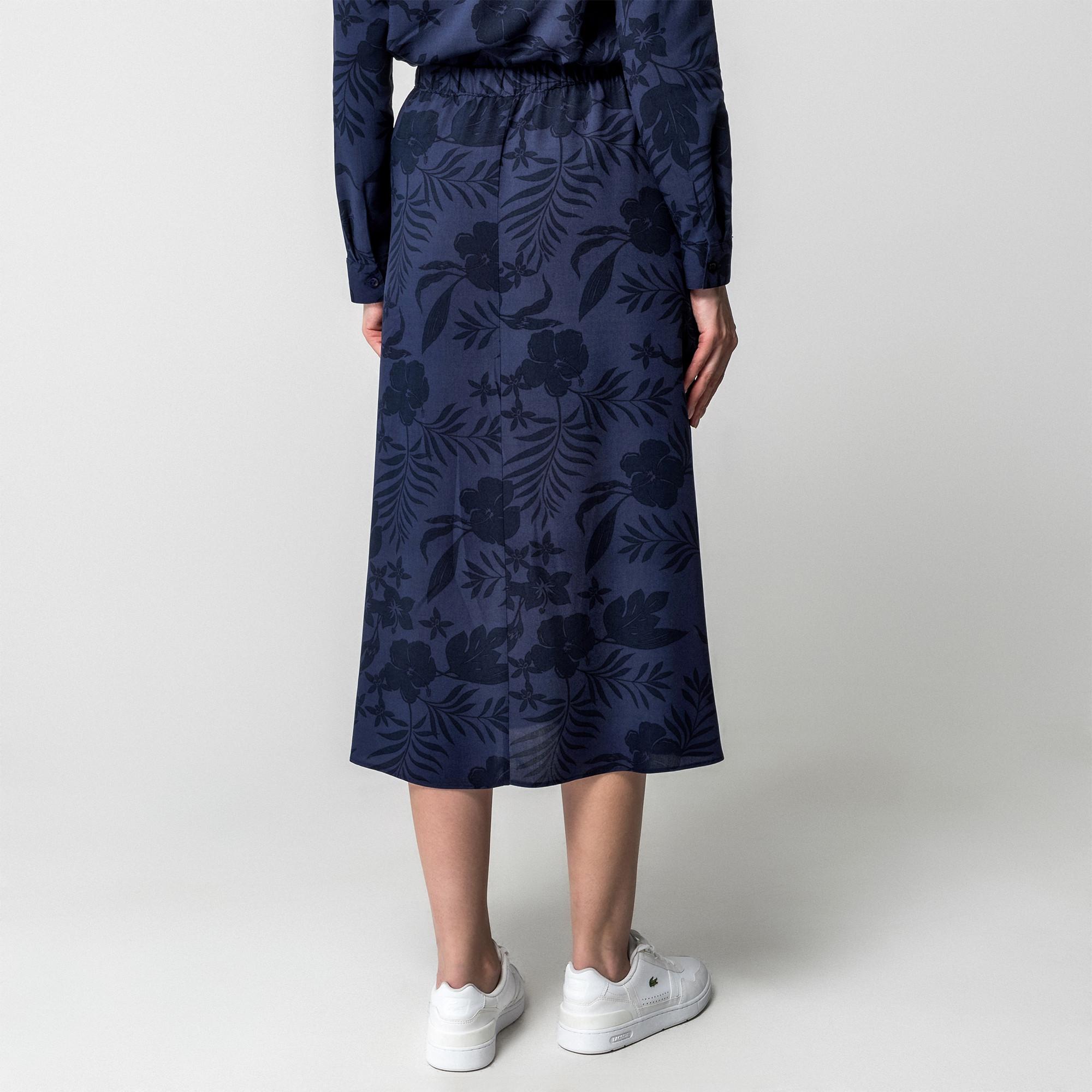 Manor Woman Freizeit Midirock All-Over Print  