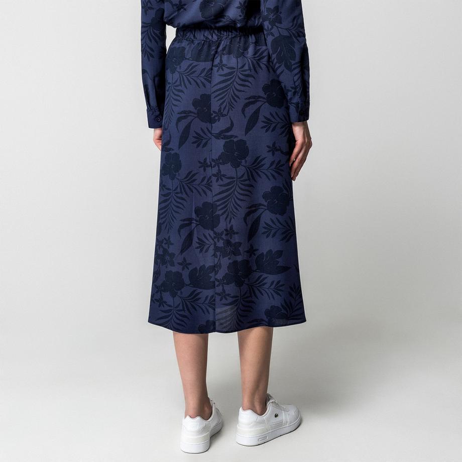 Manor Woman Gonna Midi Tempo Libero Stampa All-Over  