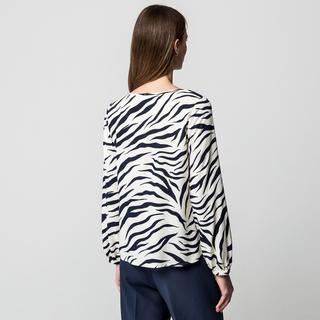 Manor Woman Camicetta Stampa Animalier Scollo a V  