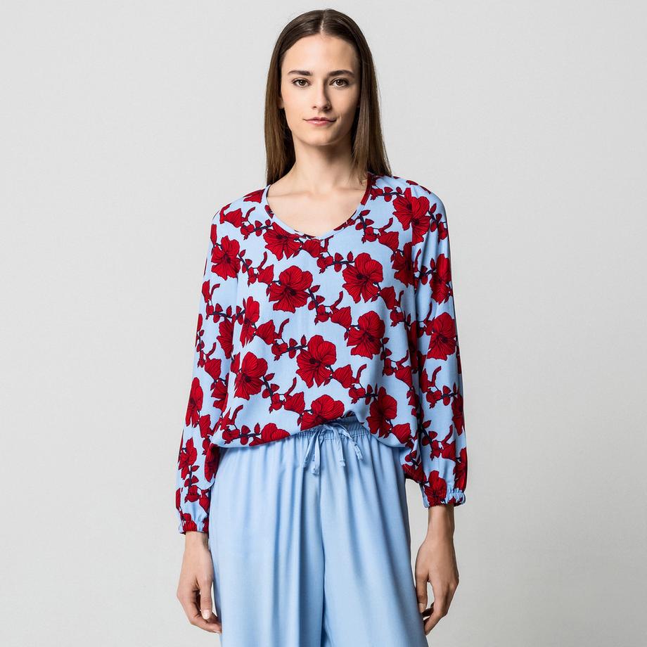 Manor Woman Geblümte Relaxed Loose Fit Bluse  