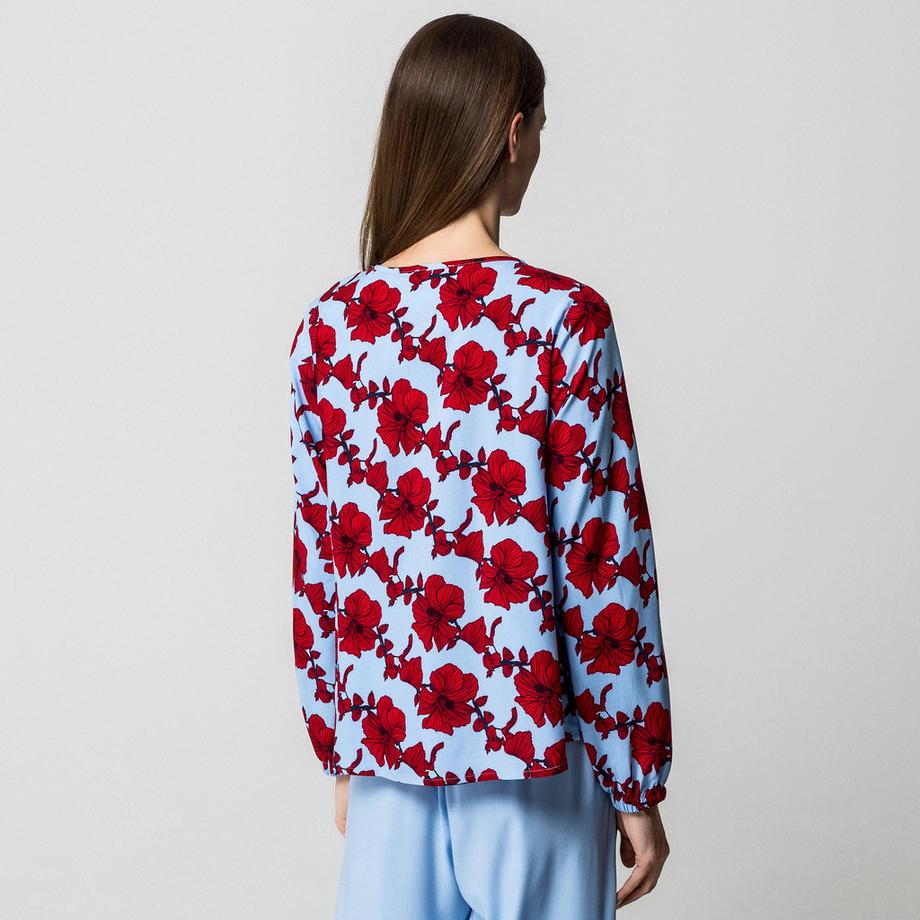 Manor Woman Geblümte Relaxed Loose Fit Bluse  