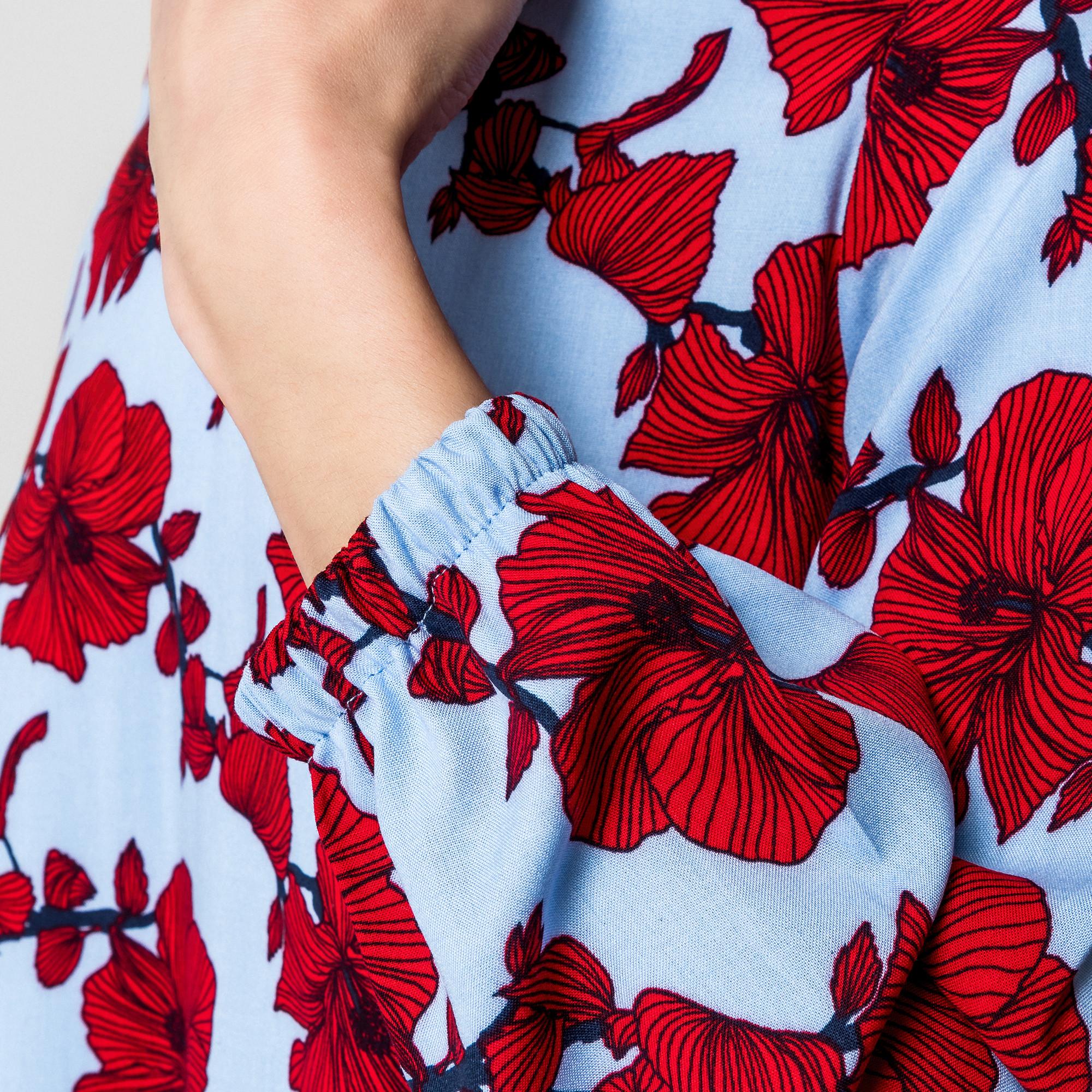 Manor Woman Camicetta floreale vestibilità comoda ampia  