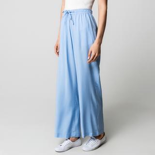 Manor Woman Pantalon taille élastique jambe large  