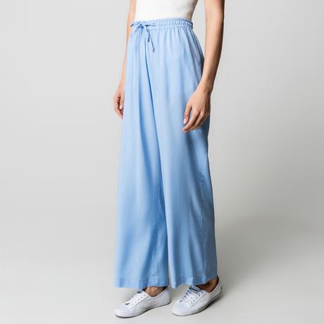 Manor Woman Pantalon taille élastique jambe large  