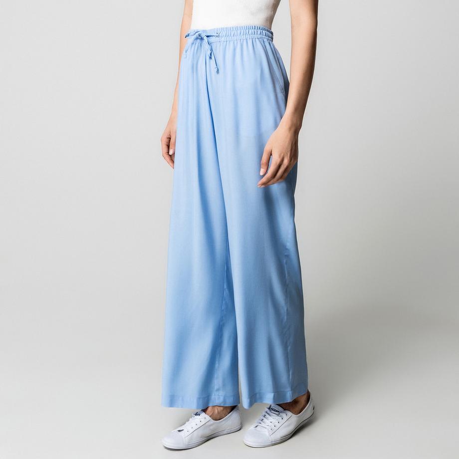 Manor Woman Pantaloni vita elasticizzata gamba larga  