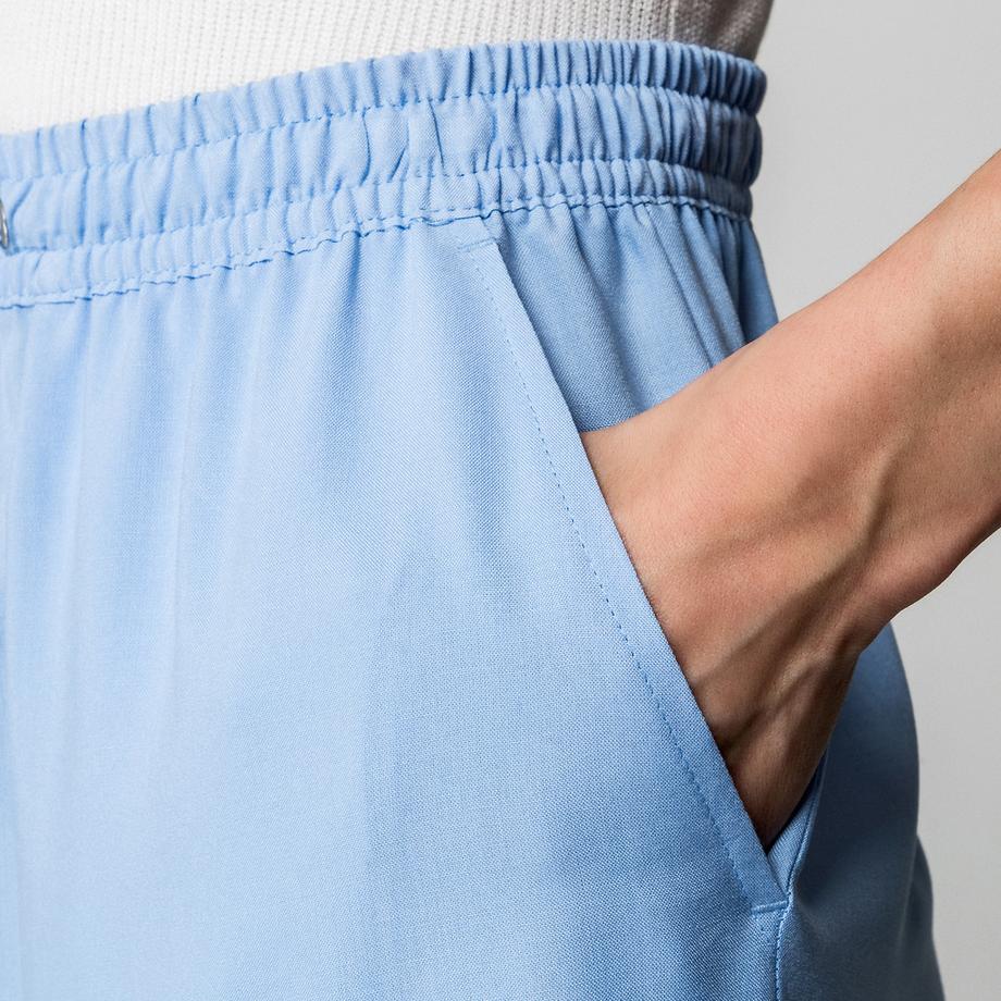 Manor Woman Pantaloni vita elasticizzata gamba larga  