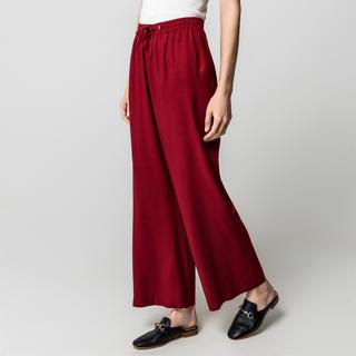 Manor Woman Hose mit Gummizug weitem Bein  