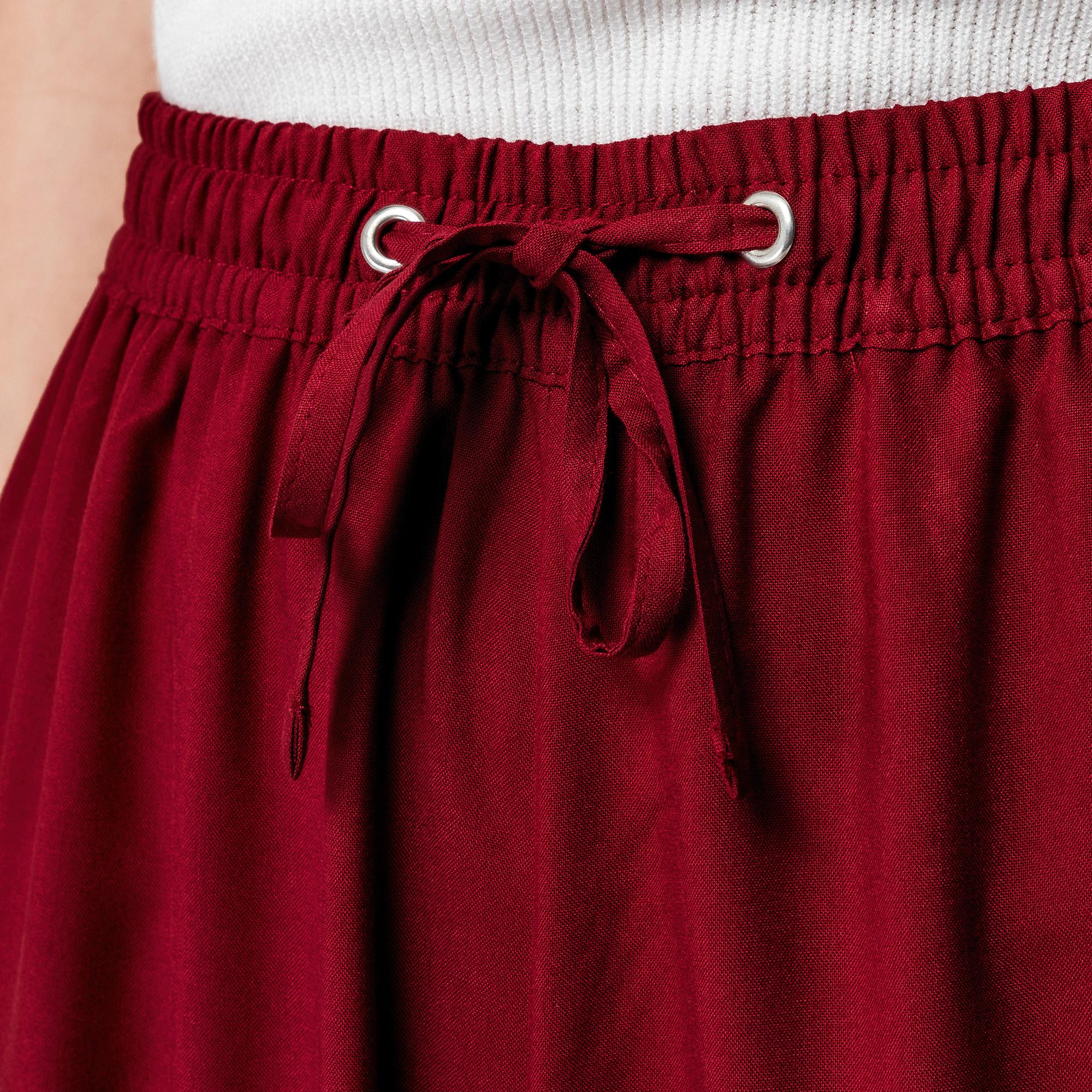 Manor Woman Hose mit Gummizug weitem Bein  